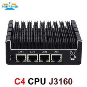 Participant nouveau NUC Mini PC Celeron J3160 Quad Core 4 Intel i210AT Nic X86 ordinateur routeur logiciel Linux serveur prise en charge Pfsense AES-NI241p