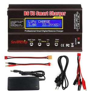 Parts Accessories iMAX B6 V3 80W 6A Battery Charger LiHv Lipo NiMh Liion NiCd Digital RC Charger Lipro Balance Charger Discharger 15V 6A Adapter 230705