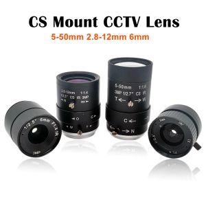 Pièces HD 550 mm 2.812 mm Varifocal Zoom Manuel Lens 3MP 6mm 8 mm Focus CCTV CCTV pour CS Mount Security Camera