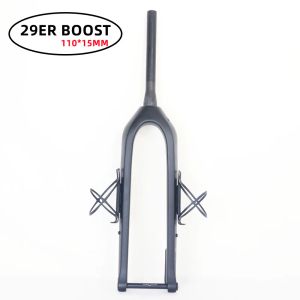 Parts Winow MISE À JOUR 29er MTB Carbon Fork 110 * 15 mm Boost Cross Country Mountain Bike Rigid Fork Rigid With Water Cage Eyelet