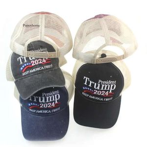 Party 2024 Baseball Cap Keep America Premier chapeau 18 styles Sports extérieurs Broidered Trump Hats 0418
