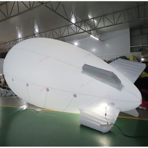 Globos de fiesta Globo de avión inflable blanco Zeppelin Dirigible no rígido de helio en venta 230621