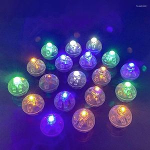 Décoration de fête 10 pièces/lot LED petite boule clignotante ballon couleur barre lumineuse mariage