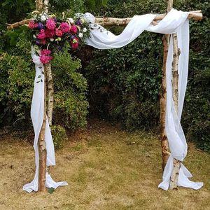 Décoration de fête 140 Couleur solide Tergaline Tissu Mariage Arch Draping Voile Arbor Drapes pour rideaux de cérémonie en plein air1