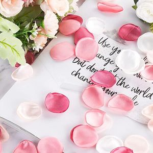 Décoration de fête 200 / 400pcs pétales de rose en soie blush rose pour décor de mariage pièce maîtresse réception décors fleur fille douche nuptiale