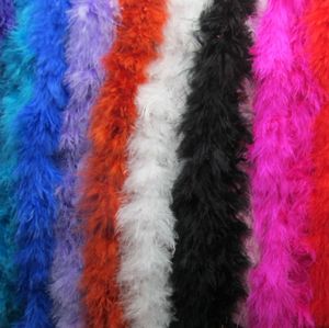 Décoration de fête 4-5cm 2 mètres / lot plumes d'autruche colorées Boa plumes d'autruche garniture plumes de mariage décoration bande plumes de châle pour Cr