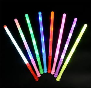 Decoración de fiesta 48CM 30PCS Glow Stick Led Rave Concierto Luces Accesorios Neon Sticks Juguetes en la oscuridad Cheer AU04