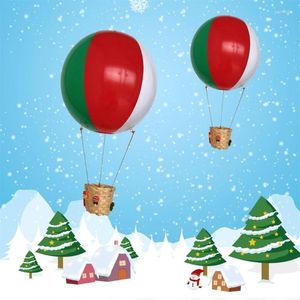 Decoración de fiesta Globo de aire Linternas chinas Linterna de papel Boda de Navidad con cesta de bambú Cumpleaños al aire libre