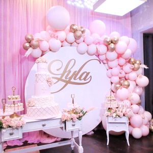 Décoration de fête ballons arc ensemble rose et or Rose ballon guirlande mariage bébé baptême douche adulte enfant anniversaire