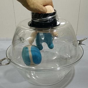 Herramienta de relleno transparente de gran tamaño para decoración de fiestas, máquina de embalaje para globos, relleno de regalo, expansor/relleno de globos