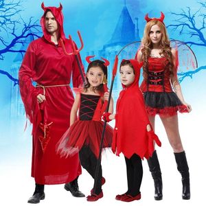 Decoración de fiestas Hornos del diablo Traje de cosplay Men y mujeres Actividades de baile Disfraces de Halloween Niños jugando