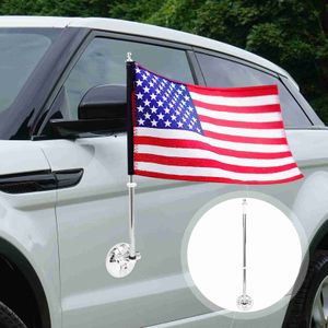 Décoration de fête Drapeau Porte-poteau Voiture Mât de drapeau Support de fenêtre Ventouse Mini support Véhicule Base Supports de table Drapeaux Clip Support Camion T230522