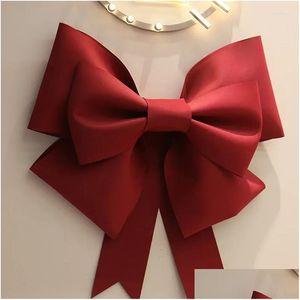 Décoration de fête Décoration de fête DIY Décorations de Noël Big Bow Eva Shop Affichage Arche de mariage Décor Fête d'anniversaire Ocn Car Nt Dh35X