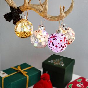 Party-Dekoration, Bowle, Tasse, Haken, Glas, Weihnachtsdekoration, Ornamente, Kugel für Weihnachten, Weihnachtsbaum, Glühzubehör, Set mit Luftballons, die leuchten