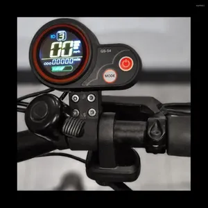 Decoración de fiesta QS-S4 48V-60V Kit de pantalla LCD del acelerador del pulgar para Zero 8 9 10 8X 10X Scooter eléctrico 6PIN Accesorios