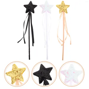 Décoration de fête Baguette Fée Étoile Baguettes Bâton Jouets Anges Bâtons Glitter Sorcière Enfants Paillettes Bon Rôle Montessori Habiller Année Costume