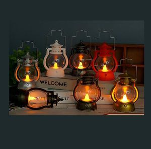 Lanternes LED décoratives de fête, lanterne LED à piles vintage pour extérieur, étanche, lanterne à flamme scintillante à suspendre pour jardin, terrasse, terrasse, cour P