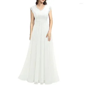 Robes de soirée SZSY-SS51 # Robe de soirée longue en dentelle noire et blanche, remise de diplôme, bal de mariage, vente en gros, mode féminine de Chine Guangzho