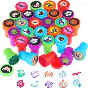 Party Favor 10pcs / Set Cartoon Stamps Numéro créatif Animal Self Ink Stamp Toys For Kids Diy SEAL SCrapbook Gift Birthday