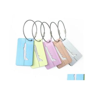 Party Favor 5 Couleurs Valise Lage Étiquette Étiquettes Avion Sac À Main Pendentif Id Identifier Titulaire Pour Voyage Cadeaux Sn3749 Drop Delivery Home Dhlfh