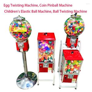 Bola elástica para niños de 32mm/45mm/55mm, máquina para torcer huevos, moneda, Pinball