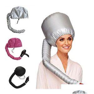 Party Favor Femme Cheveux Steamer Cap Séchoirs Traitement Thermique Chapeau Portable Femme Beauté Spa Nourrissant Style Soins Électriques Chauffage Dh2Gc