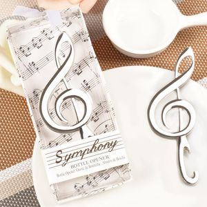 Partybevorzugung Hochzeit begünstigt diesen Symphony Chrome Music Note Flaschenöffner 100 teile/los