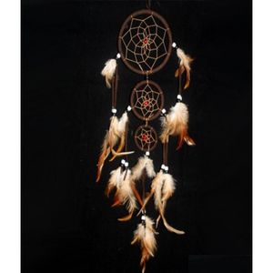 Party Favor Whole Round Ethnique Dream Catcher Plume Maison Tenture Murale Décor Artisanat6821598 Drop Livraison Jardin Fournitures De Fête Même Dheds