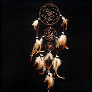 Party Favor En Gros Nouveau Rond Ethnique Dream Catcher Plume Maison Tenture Décor Artisanat Drop Delivery Jardin Festive Party Suppl Dhacr