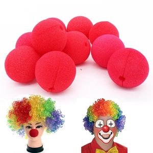 Party Fun Red Nose Foam Circus Clown Nose Comic Suministros Accesorios de Halloween Disfraz Magic Dress SN4215
