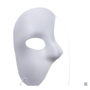 Máscara de fiesta Fantasma de la ópera Cara Halloween Navidad Año Disfraz Ropa Maquillaje Disfraces La mayoría de los anuncios Entrega de gota blanca Miércoles Dhzxg