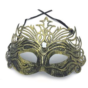 Masques de fête 10pcs rétro mascarade carnaval bal vénitien or argent demi masques déguisements fête fournitures costume accessoire Pâques 230327