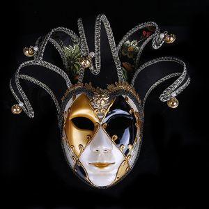 Máscaras de fiesta Máscara de fiesta de baile del festival de Halloween pintada de Europa y América Rendimiento de dama veneciana de alta gama 230904