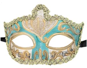 Máscaras de fiesta Adorno de encaje Fiesta festiva Máscara de mascarada de Halloween Vintage Italia Venecia Princesa Máscara Directo de fábrica al por mayor 230313