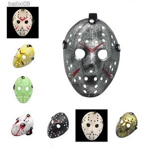 Masques de fête Masques Halloween Film Jason Horreur Hockey Cosplay Killer Décor Masque Festival Mascarade Masque V Vendetta Prop Party T230905