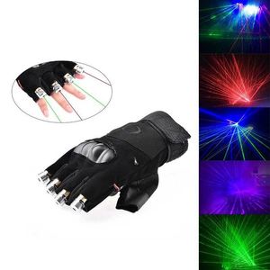 Máscaras de fiesta RGB Guantes láser Línea múltiple 4 unids Disco DJ Beam Luz de escenario para espectáculo de baile con dedos Halloween Rave Nightclub Club 230601