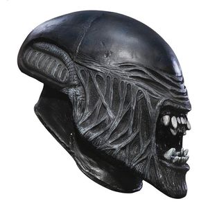 Masques de fête WAYLIKE Film Aliens Vs Predator Masque Cosplay Costume Alien Antenne Horreur Demi Latex Masques Props Halloween Party Props 220915