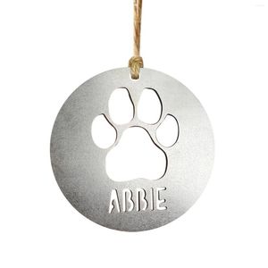 Fournitures de fête porte guirlande fil cristal gouttes mignon chien pendentif corde en métal lustre ornement cintre rideaux perlés pour portes cristaux