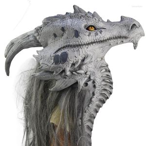 Party Supplies Halloween Masks FACECOSTUME décorations Soft Cosplay Masque dragon drôle pour les adolescents pour enfants