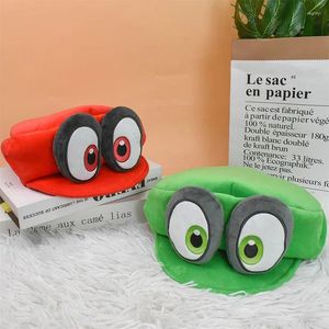 Fournitures de fête unisexe Super casquettes Luigi Cosplay casquette Anime chapeau Bros chapeaux en peluche couleur vert et rouge adulte