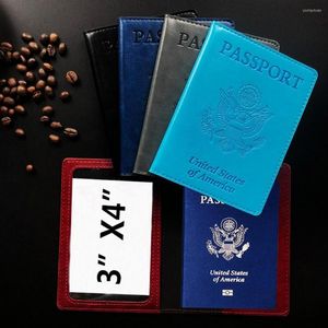 Couverture de passeport multicolore pour femmes, joli support de voyage SIM pour filles, étui en cuir PU souple