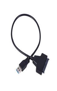 PC USB 30 à SATA Câble 22 broches Câble adaptateur d'alimentation pour 25 disques durs DSD HDD 2434415