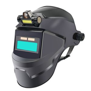 Masques de soudage PC, réglage automatique de la lumière Variable, grande vue, obscurcissement automatique, masque facial de soudage pour le soudage à l'arc, meulage et coupe