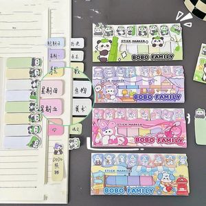 PCS / lot créatif Memo Pad Remarque mignon N Times Stationery Étiquette du bloc-notes Post Office School Supplies