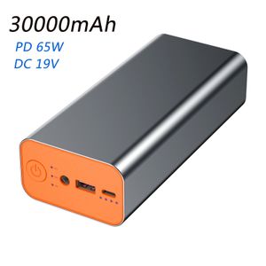 PD 65W 100000mAh Banques d'alimentation Frappet Chargeur portable Chargeur Poverbank Powerbank External Powerbank pour MacBook Xiaomi Iphone Notebook