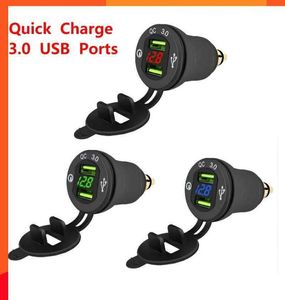 PD QC3.0 Pengisi Cepat Din adaptateur secteur USB Din Soket pour BMW R1200GS R1200RT Triumph Tiger Ducati Hella Sepeda chargeur de moteur