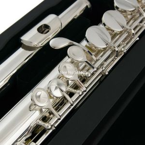 Pearl Alto Flauta PFA-207-ES 16 teclas Agujero cerrado G Tune Headjoint recto Plateado Instrumento musical