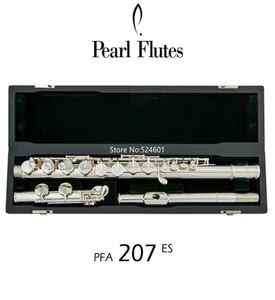 Pearl Alto flauta Pfa207es 16 Holores cerrados G Tune de tono Refectante Recto Sliver Instrumento musical chapado 7057568