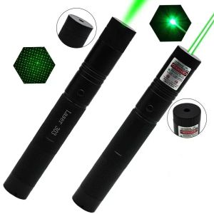 Pen Pointer laser vert rouge puissant 10000m 5mw laser 303 101 Pointer de lazer vert brûlable à la vue de la vue Burning sans batterie