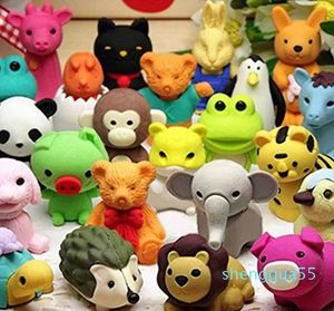 Pencil Erasers Removable Assembly Animal Erasers for Party Favors Fun Games Kids Puzzle Toys